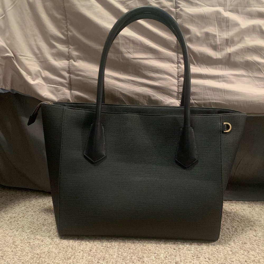 Dagne Dover Gray Signature Tote (Legend Size)